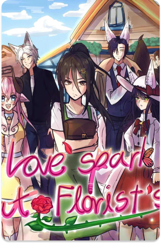 Love spark at Florist's
